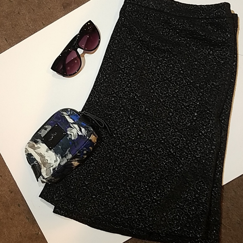 Ann Taylor Loft Black Skirt